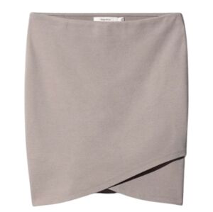 Aritzia Talula Micro Mini Skirt Y2K Stretch Fairy Womens Small Taupe